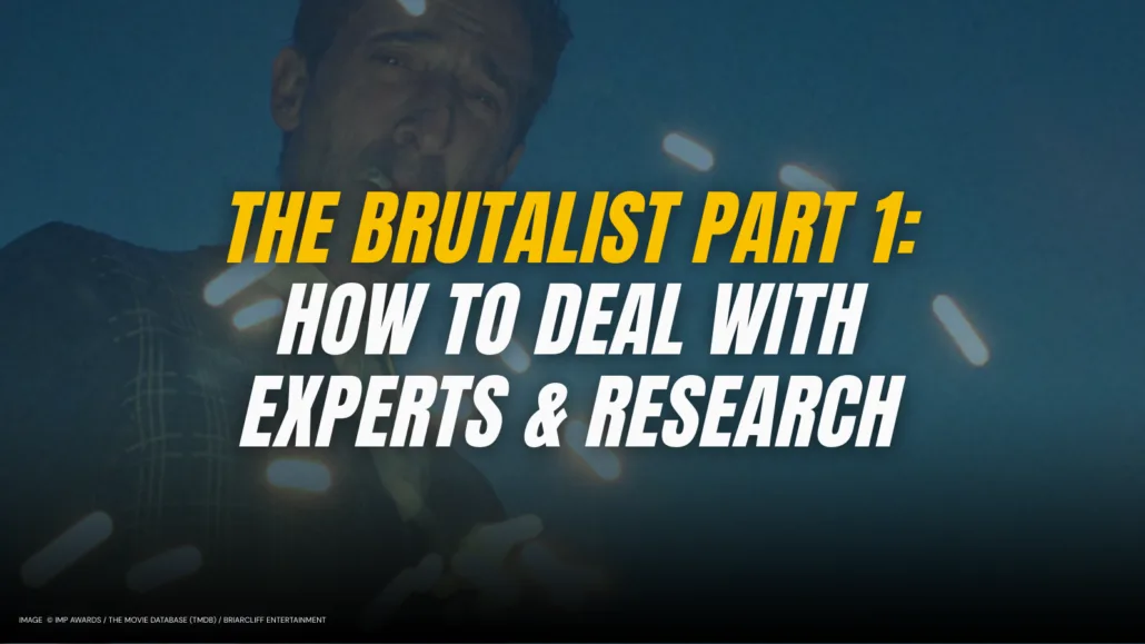 The Brutalist Part 1: How to Deal with Experts & Research - Jacob Krueger Studio